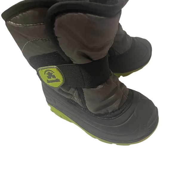 Boy winter boots size 7 kamik - Picture 3 of 8